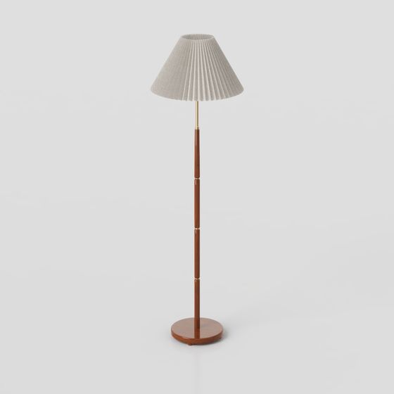 Elegant Floor Lamp 3D Model Design