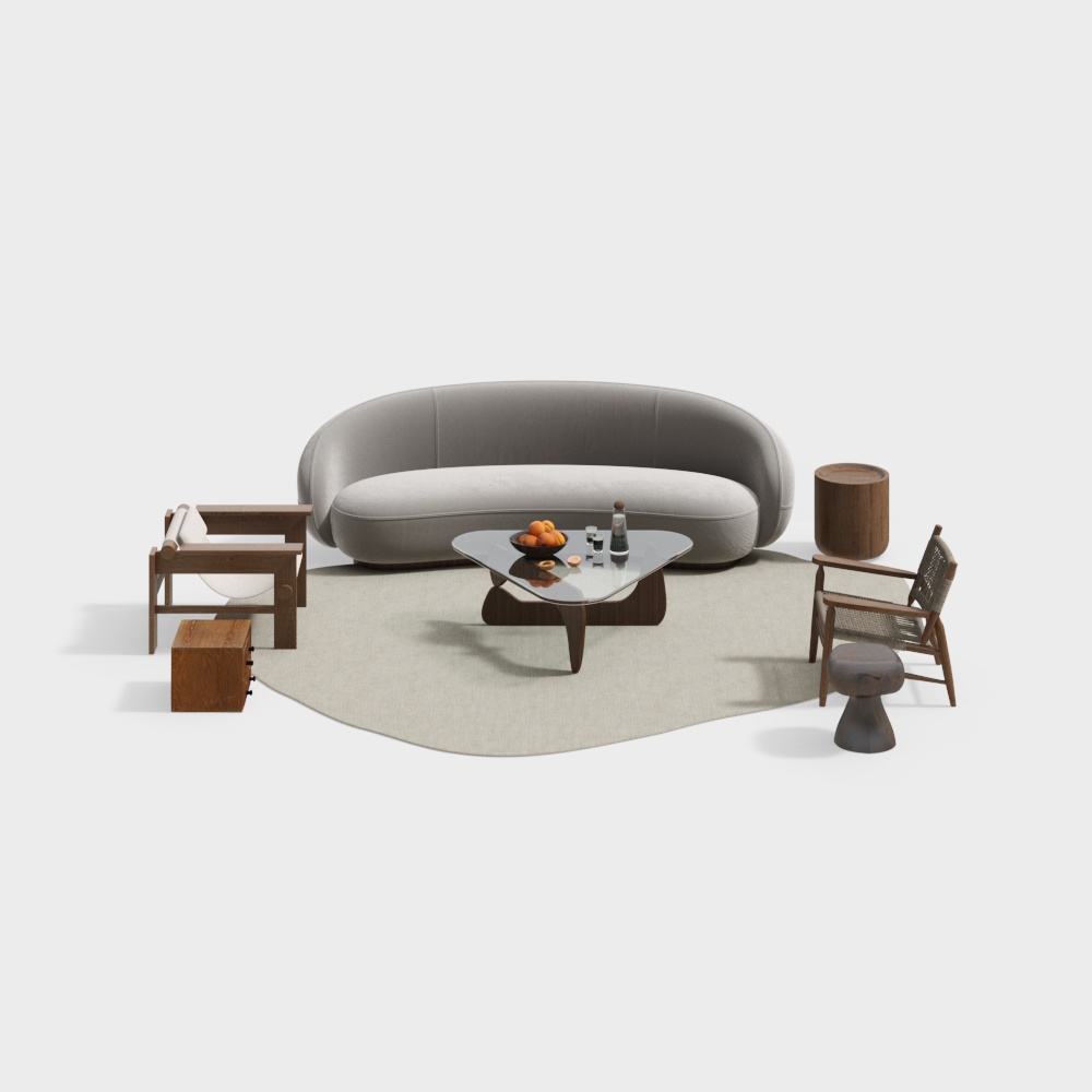 B-LINE Wabi Sabi Style Sofa Set