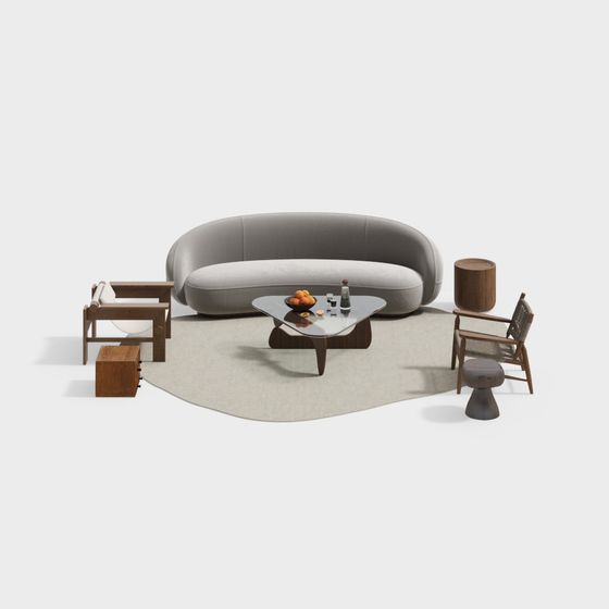 Urban Retreat 3D Model for Modern Interiors