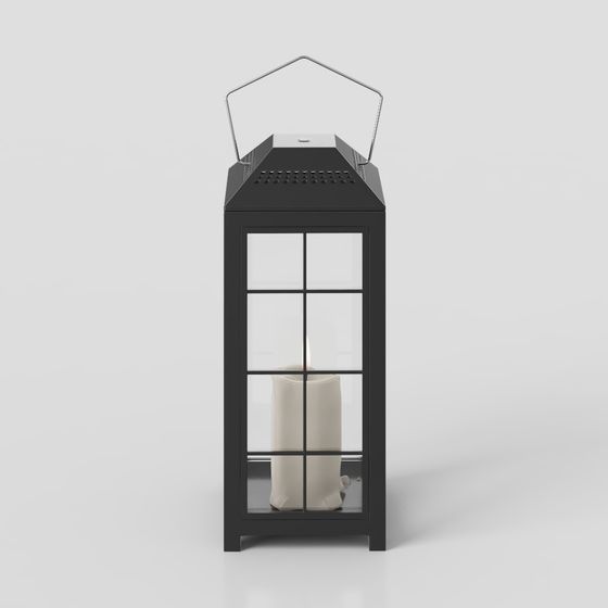 Modern Minimalist Candle Holder 3D model