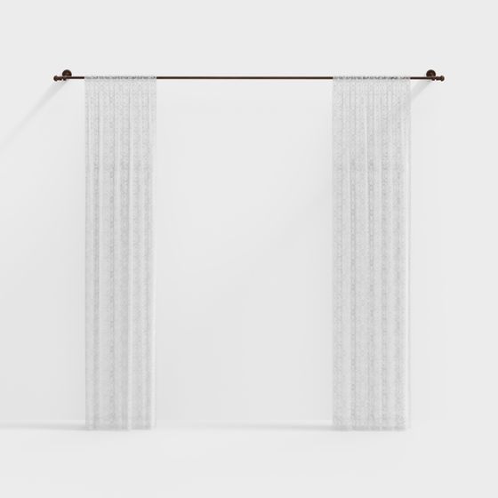 Graceful Light Curtain 3D model for Interior Designs