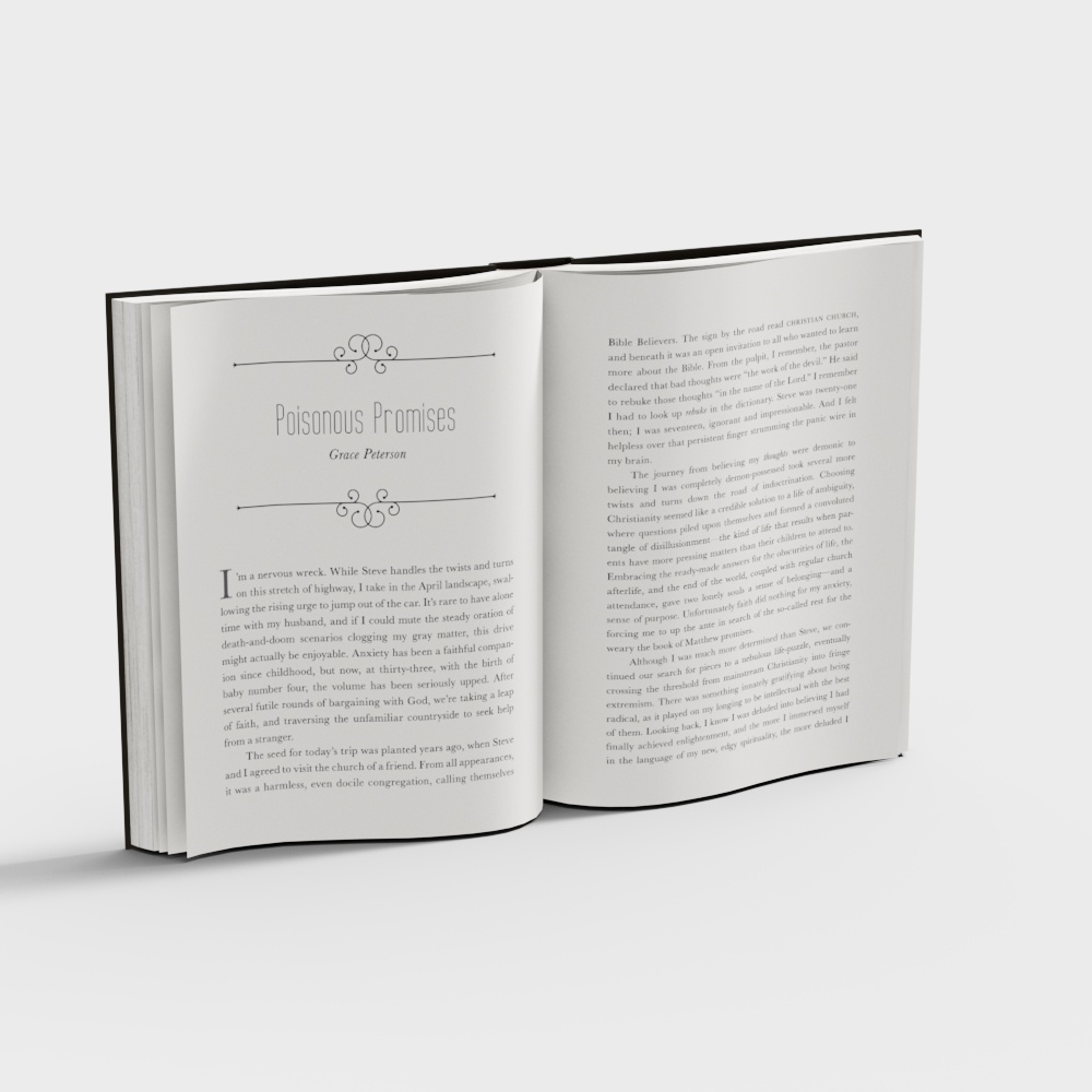 Italian VENICEM modern book ornaments