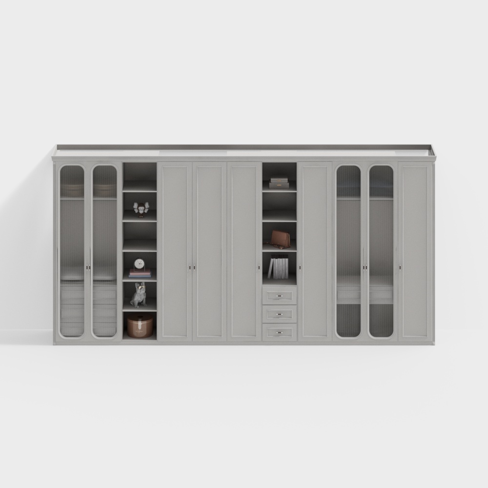 Urban Storage Cabinet 3D Model – Low-Poly Modern Design