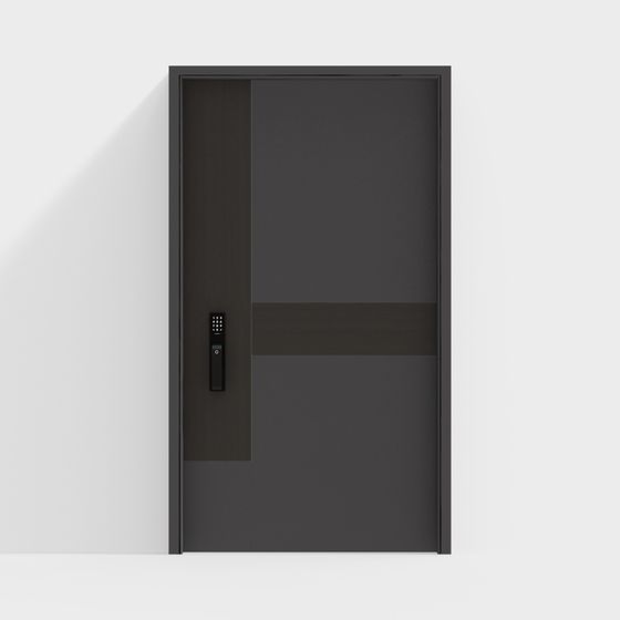 Elegant Minimalist Door 3D model