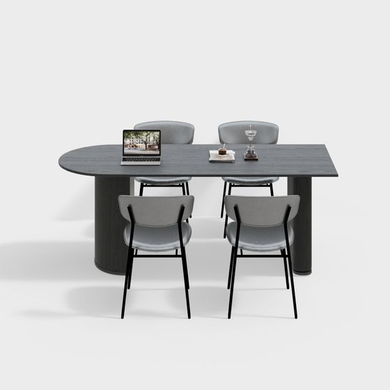 Urban Lounge 3D model for Contemporary Spaces