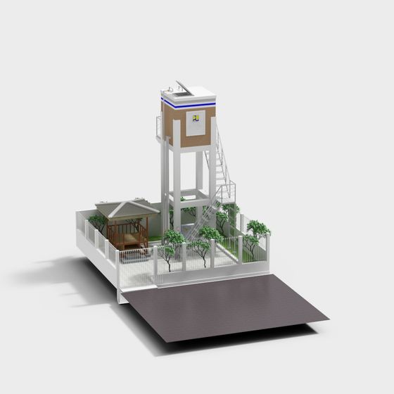 Urban Oasis Tower 3D model