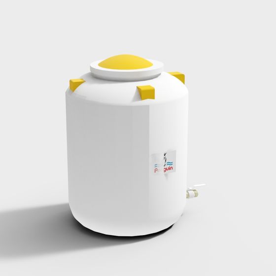 Penguin Water Cooler 3D model
