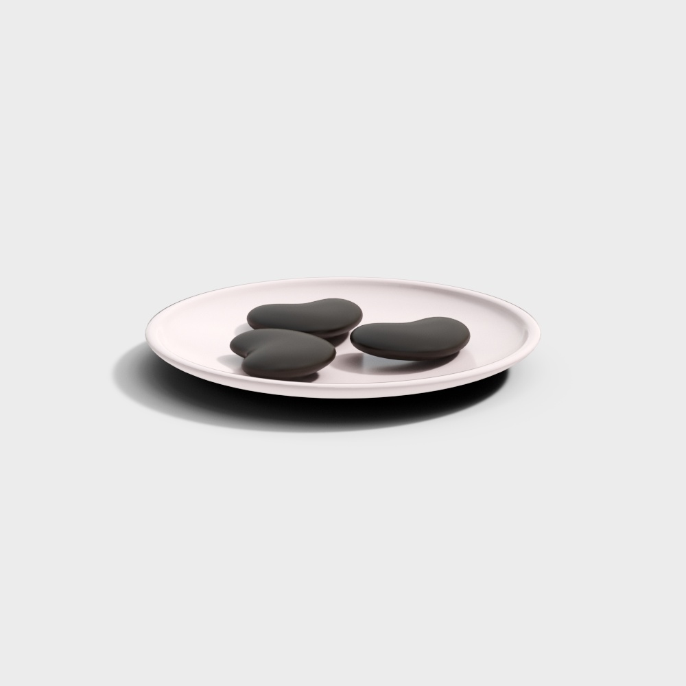 Assiette de dessin animé moderne