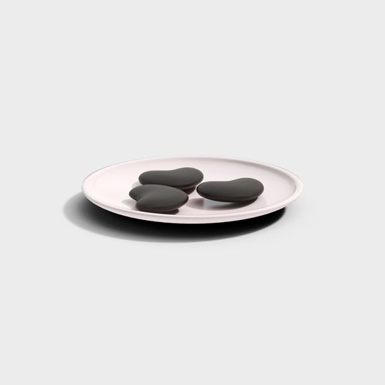 Zen Stone Plate 3D model