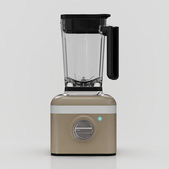 Sleek Minimalist Blender 3D model for Modern Kitchens