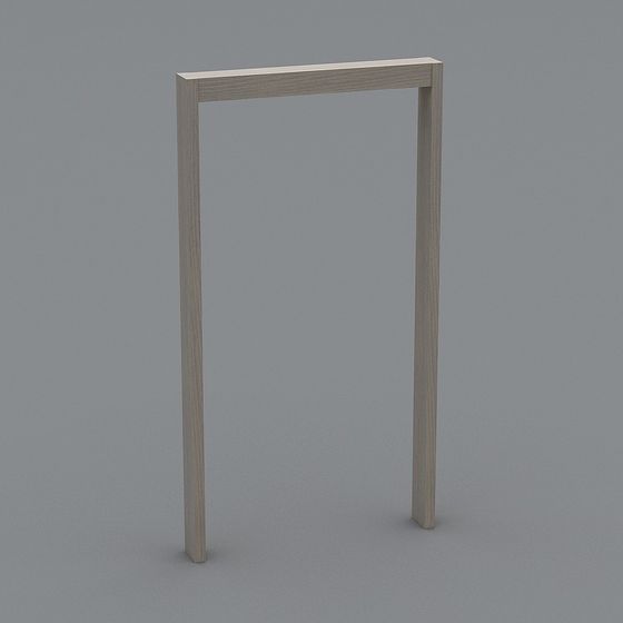 Elegant Minimalist Door Frame 3D model