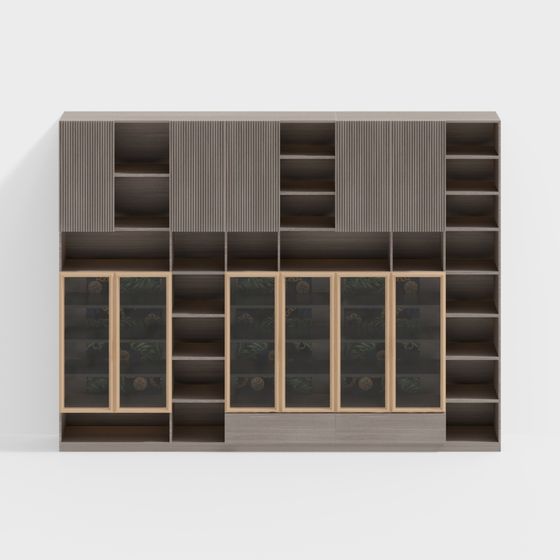 Urban Bookshelf 3D Model