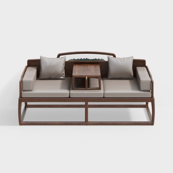 Urban Elegance Sofa 3D model for Contemporary Spaces