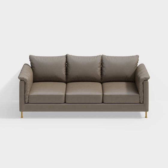 Urban Comfort Sofa 3D model