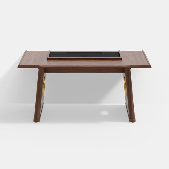 The Walnut Desk 3D model