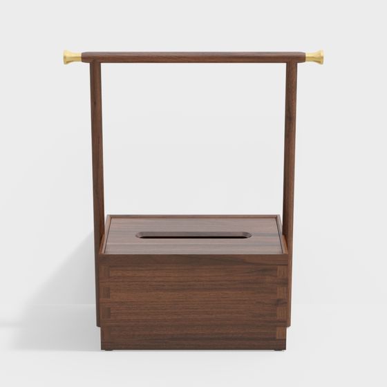 Stylish Low-Poly Hanger 3D model