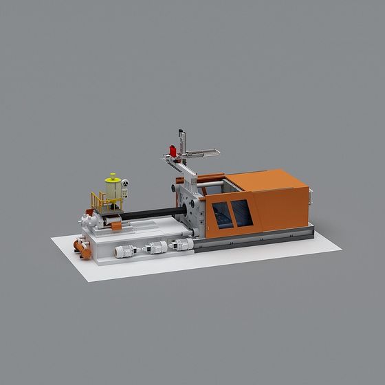 Unique Low-Polygon Industrial Aesthetic 3D model