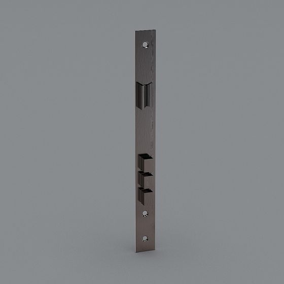 Elegant Low-Poly Door Lock 3D model
