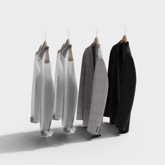 Urban Chic 3D Clothing Model Collection