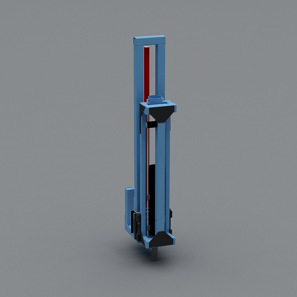 Futuristic Tech Door Lock 3D model