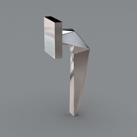 Urban Guardian Low Poly 3D model for Futuristic Design