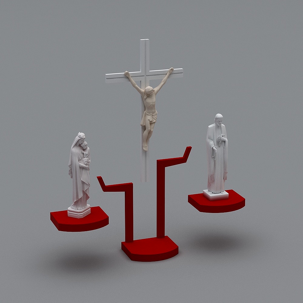 Stunning Religious Art 3D Model Series