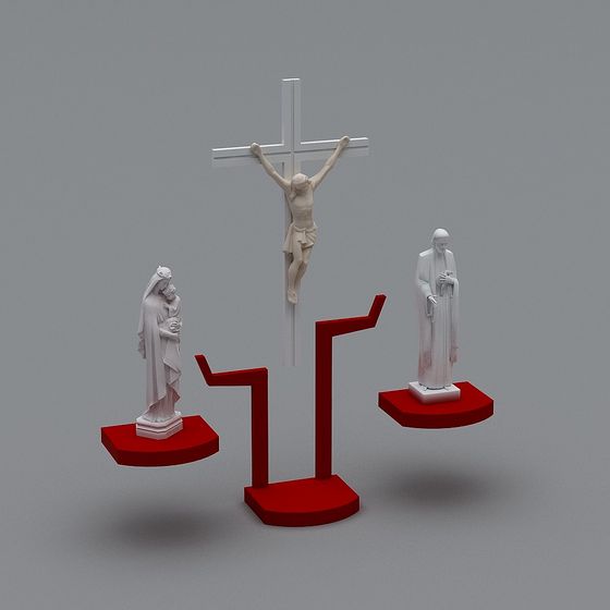 Stunning Religious Art 3D Model Series