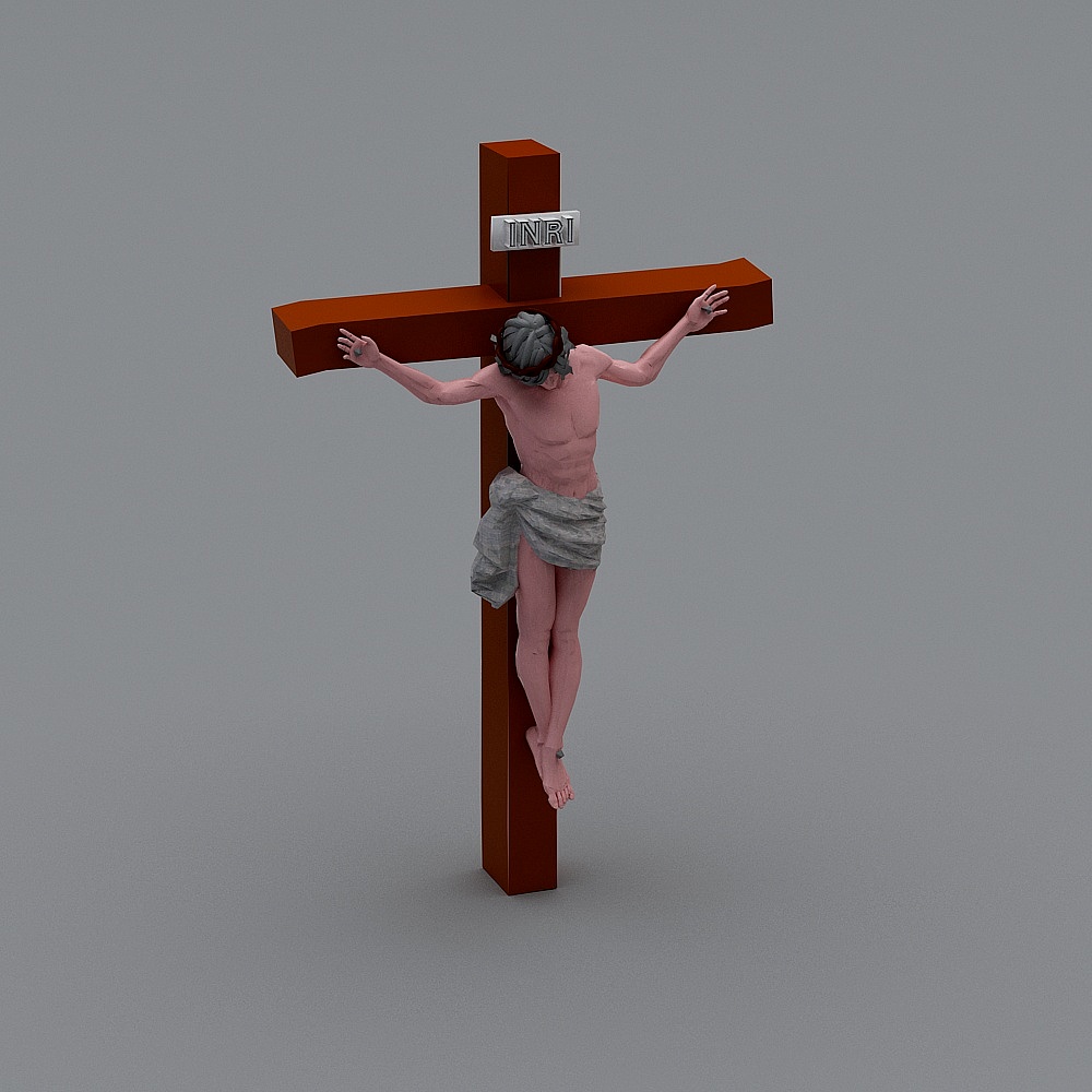 3D Model of Christ on the Cross