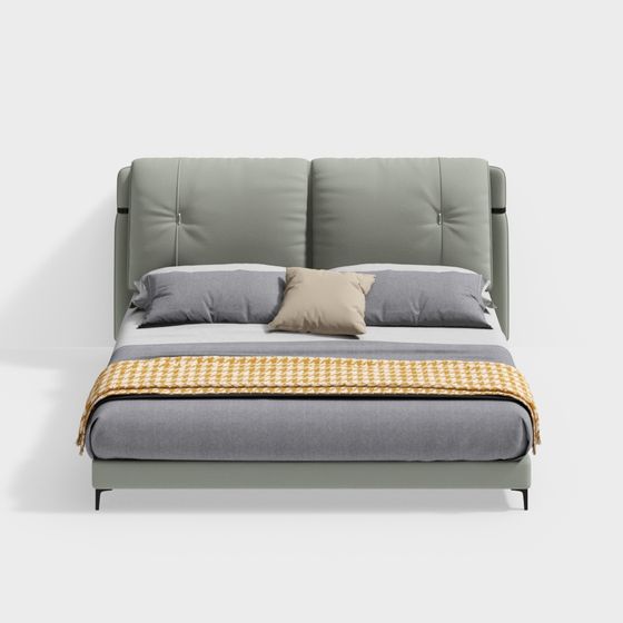Urban Comfort Bed 3D model