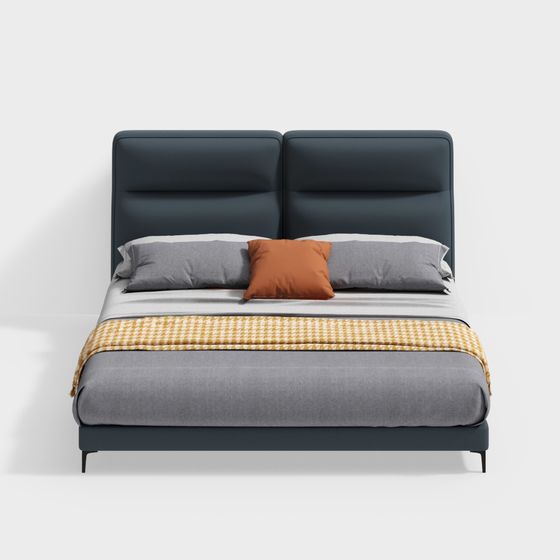 Urban Comfort Bed 3D model
