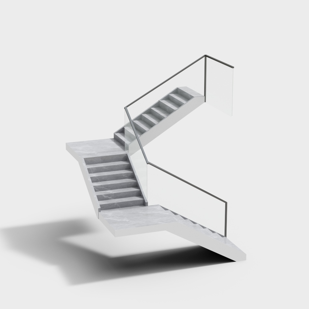 three steps staircase