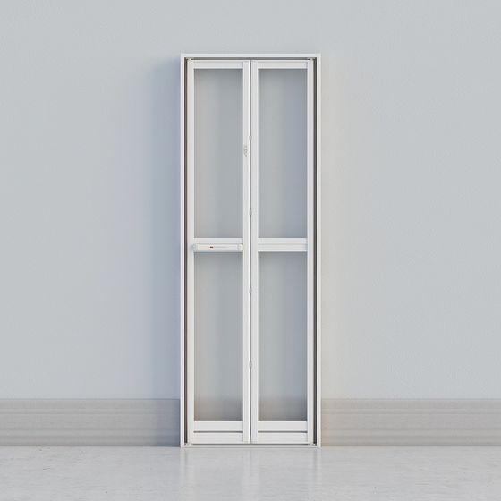 Modern Glass Folding Door 3D model