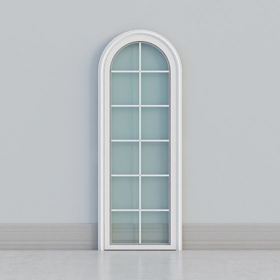 Elegant Arch Door 3D model for Modern Spaces