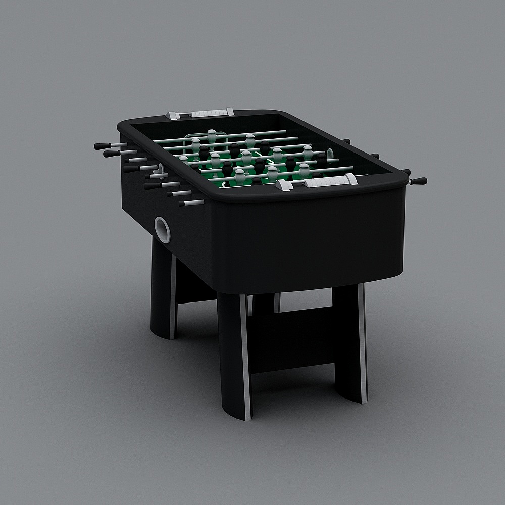 Stylish Foosball Table 3D Model