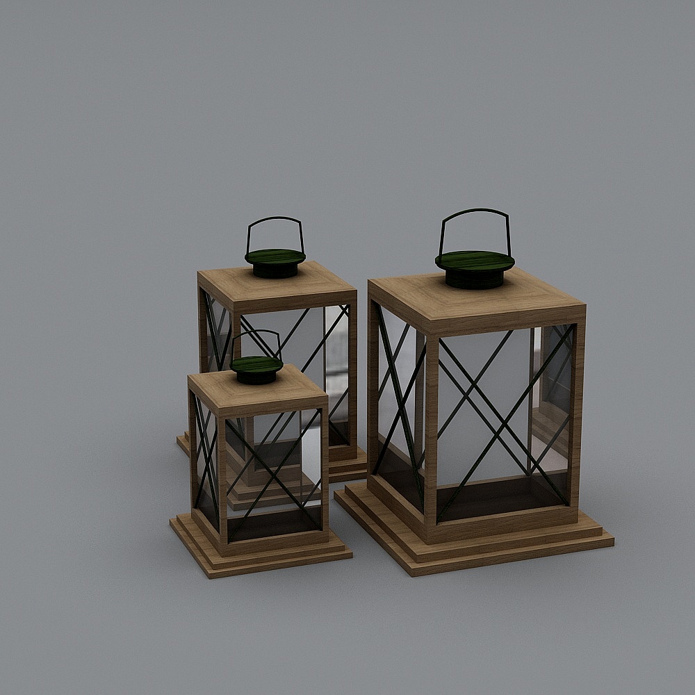 Elegant Lantern 3D Model for Creative Projects
