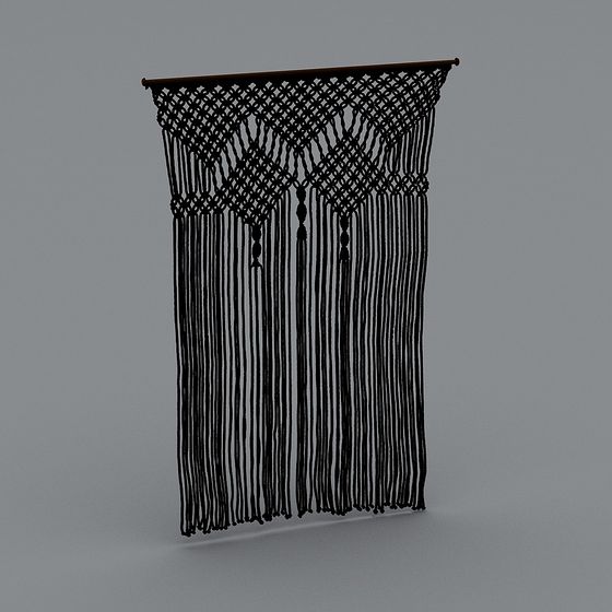 Macrame Wall Hanging 3D model