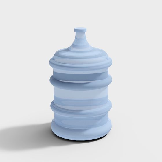 Stylish Water Bottle 3D model for Modern Aesthetics