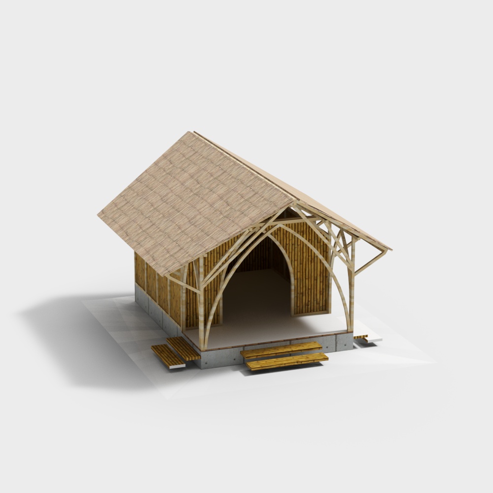 Mountain Cottage 3D model