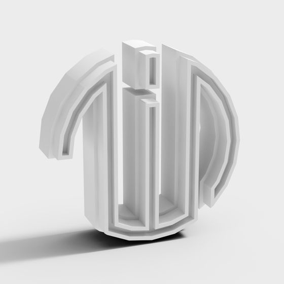 Futuristic Gate 3D model