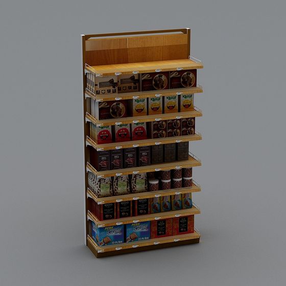 Charming Chocolate Shelf 3D model