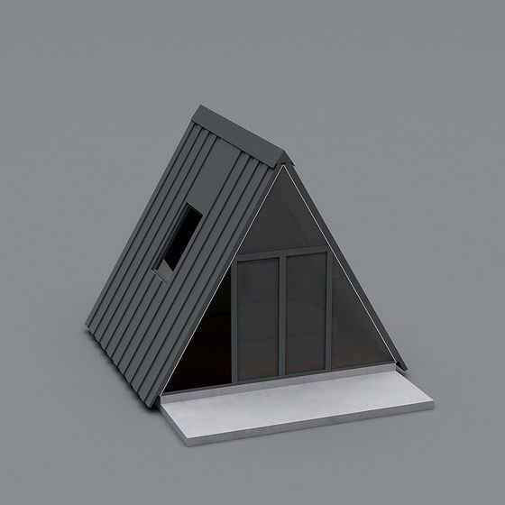 Triangle Cabin 3D model for Modern Design