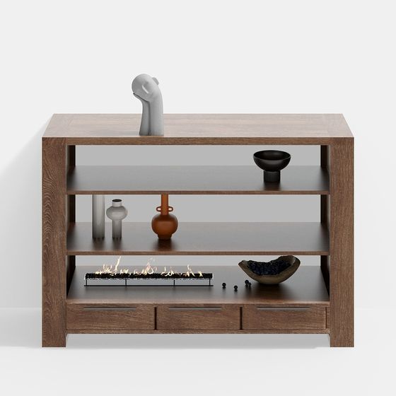 Urban Living Room Cabinet 3D model