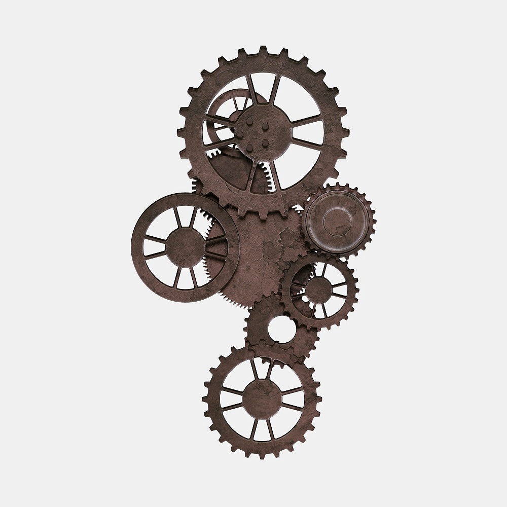 Decoración de Pared de Estilo Industrial