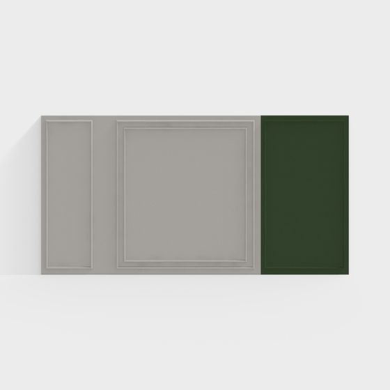 Low Polygon Modern Wall Decor 3D model