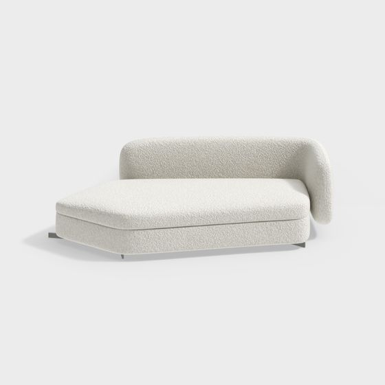 Assemble Sofa 3D Model in Beige