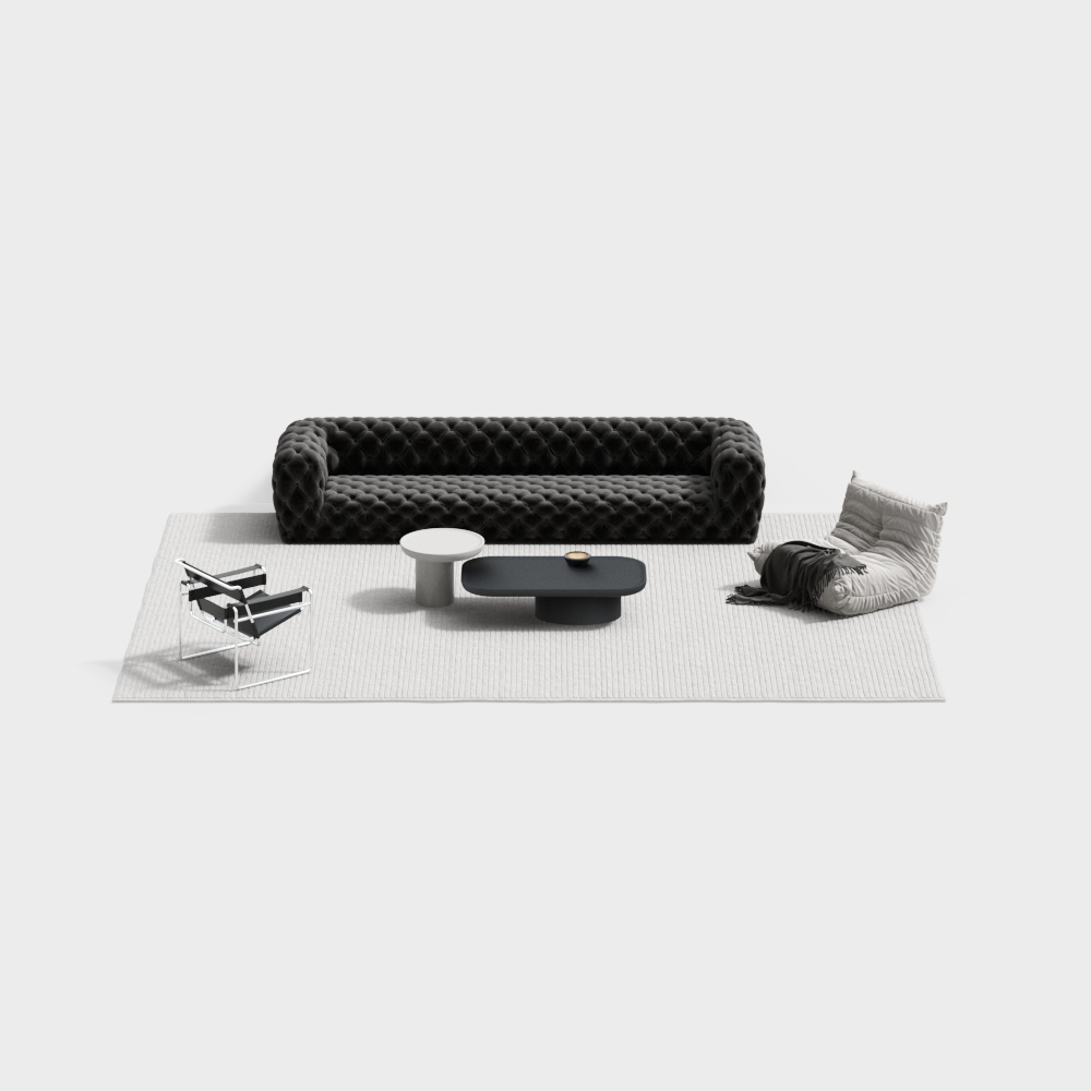 Italian Minimalist Sectional Sofa