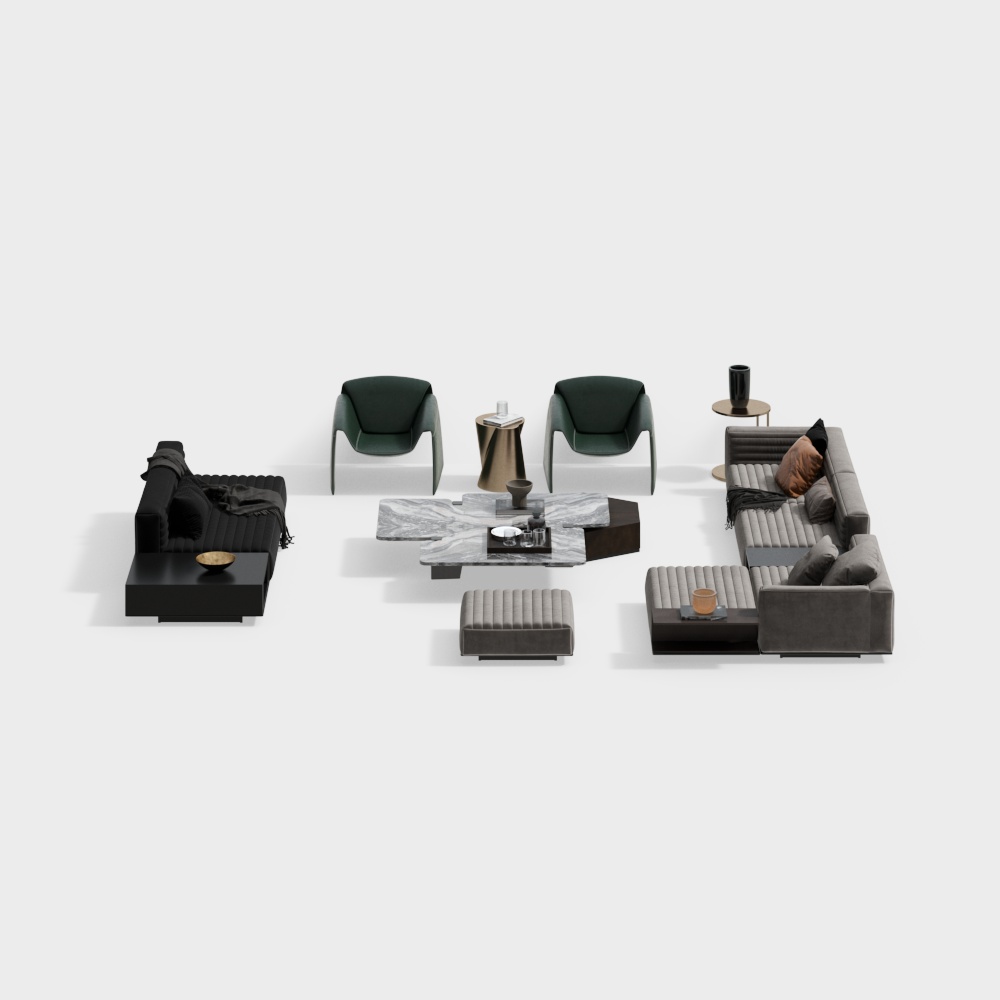 Minotti Italian Affordable Luxury Sectional Sofa