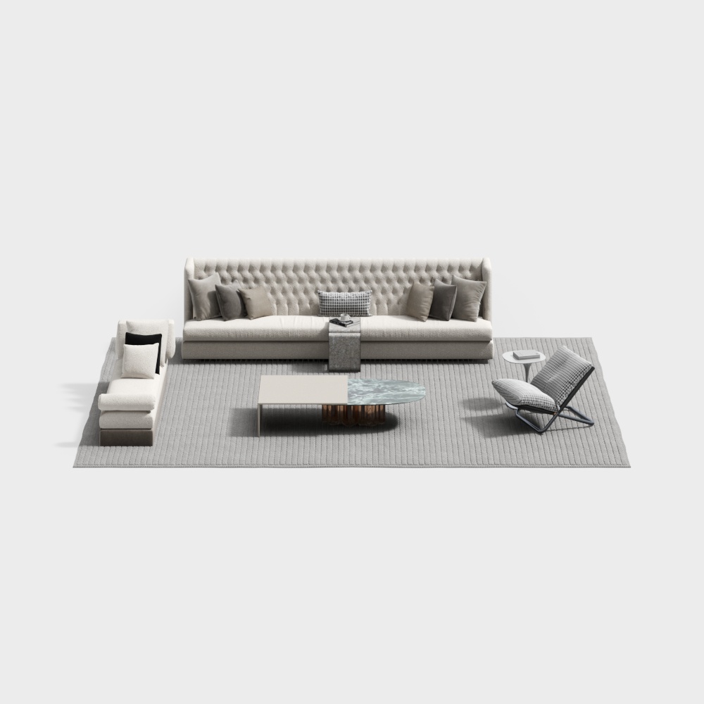 Italian Affordable Luxury Sectional Sofa
