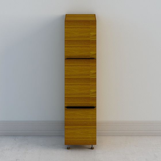 Высокий шкаф с двумя открывающимися дверцами