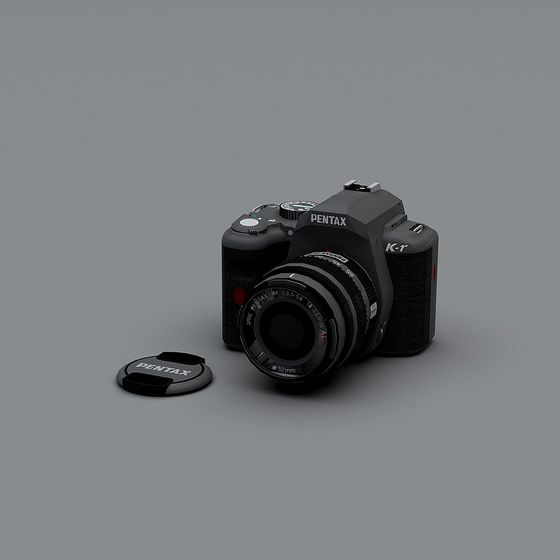 Pentax K-r Camera 3D model